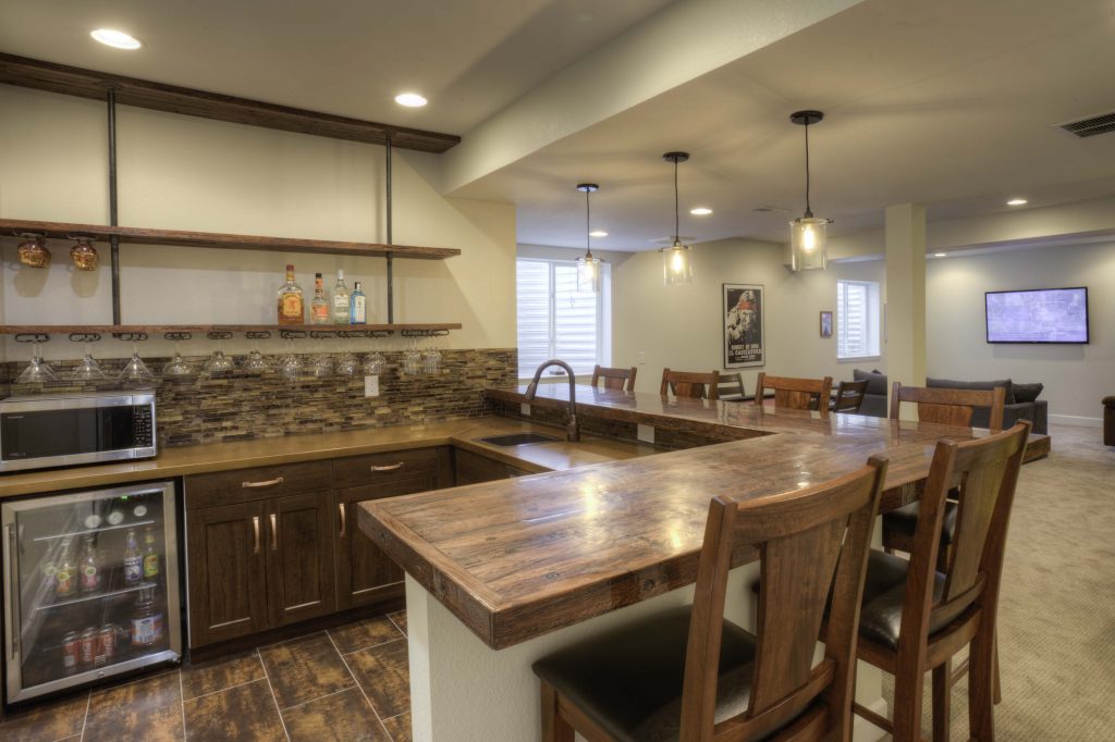 photo of a kitchen after home remodeling 